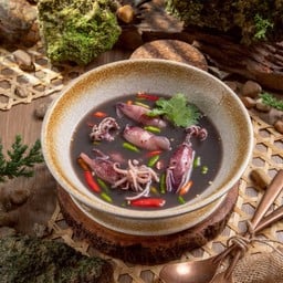 ต้มยำหมึกน้ำดำ