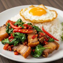 ซิวกะแนนหมูกระทะชั่งกิโล(กระเพราพริกแห้ง) ซ.บางปลา2 บางพลี ซอยบางปลา2  บางพลี (ซ.ธนสิทธิ์)