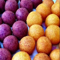 ขนมไข่เต่ามันม่วง+ส้ม (25ลูก)