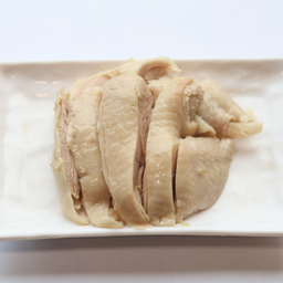 น่องไก่นึ่งจานเล็ก 蒸鸡腿（小盘）Steamed Chicken (Small portion)