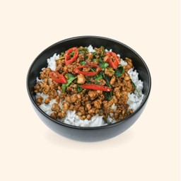ข้าวกะเพราหมูสับ