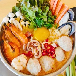 มาม่าหม้อไฟทะเลชีส