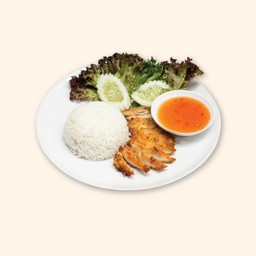 ข้าวไก่ทอด