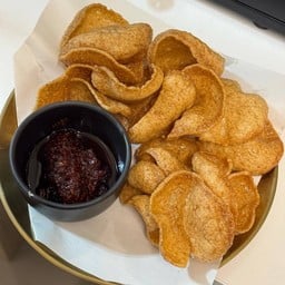 ข้าวเกรียบกุ้งทอด