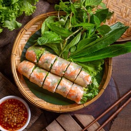 กระยอสด (ปอเปี๊ยะกุ้ง)