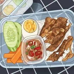 ข้าวปลาแกะ ถนนคนเดิน ชัยภูมิ