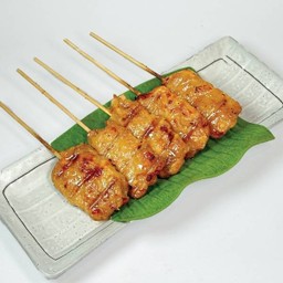 หมูปิ้งนมสด 5 ไม้