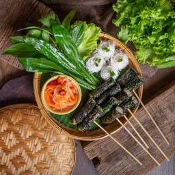 หมูย่างใบชะพลู