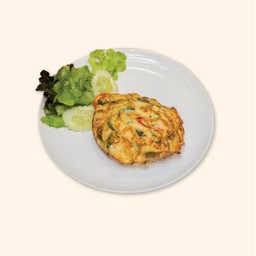 ข้าวไข่เจียวไก่กระเพรา
