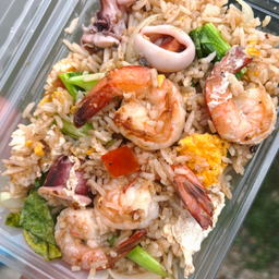 ข้าวผัดทะเล(ใส่ไข่1ฟอง)