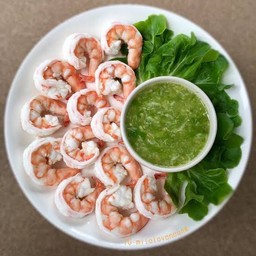 ลวกจิ้มกุ้งแกะ