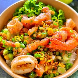 ข้าวทะเลคั่วพริกเกลือ