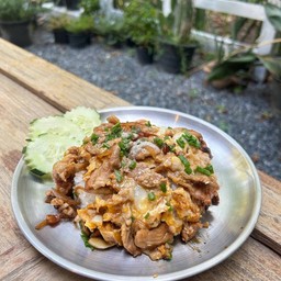 ข้าวหน้าซอสชาบู