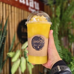 น้ำส้มคั้นสดปั่น