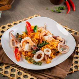 สุกี้ผัดฉ่าหมู