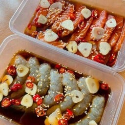 ร้านกุ้งดอง ม่อนดอง เกาหลี  มะขามป้อมและตลาดนิวทาวน์ มะขามป้อมและตลาดนิวทาวน์