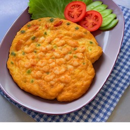 ไข่เจียวกุ้งสับ