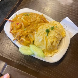 ข้าวราดผัดผงกระหรี่