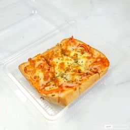 ขนมปังปิ้งพิซซ่าปูอัดชีส