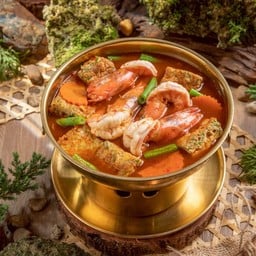 แกงส้มไข่ชะอมกุ้งสด