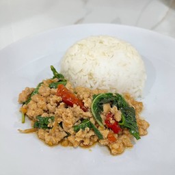 ข้าวกะเพราหมูสับ