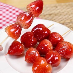 สุดคุ้ม เซ็ต 20 ไม้สุดคุ้ม ถังหูลู่ สตอเบอรี่เกาหลีเคลือบน้ำตาล