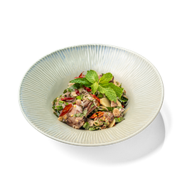 พล่าเนื้อริบอายย่าง