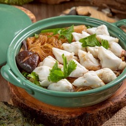 ปูก้อนอบวุ้นเส้น