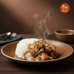 ทอดกระเทียมหมูกรอบ - อิ่มสมคำล่ำลือ