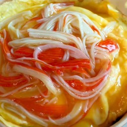 ข้าวไข่ข้นหน้าปูอัด