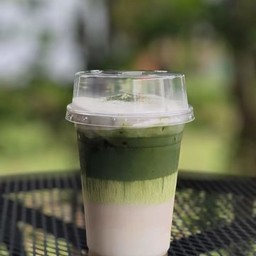 มัทฉะลาเต้น้ำผึ้ง