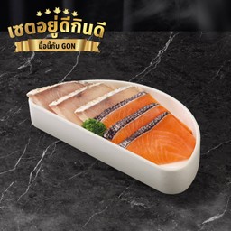 ปลาแซลมอน+ปลากะพง