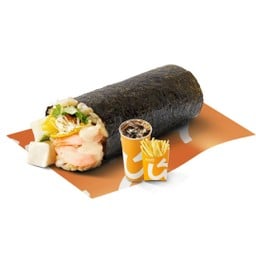 ชุดกุ้งครีมชีทโรล