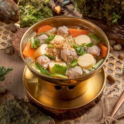 ต้มจืดเต้าหู้ลูกเงาะ