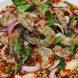 ยำกุ้งสด