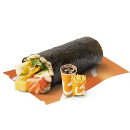 ชุดแซลม่อนไข่หวานโรล