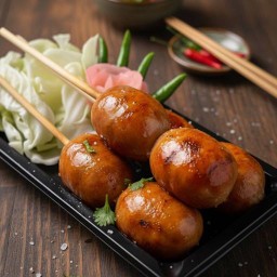 กับแกล้ม ไส้กรอกอีสาน