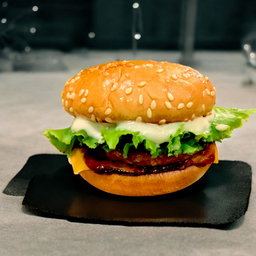 ชีสเบอร์เกอร์หมูซอสเทอริยากิ