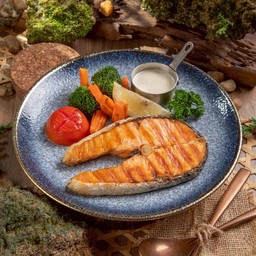 สเต็กแซลมอน