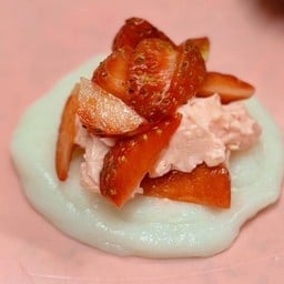 mochi cream cheese (ลูกเล็ก) ผลไม้1อย่างต่อลูก ปั้นสดใหม่30นาที