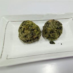 ผักโขมทอด(2ชิ้น)