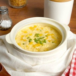 ซุปไข่นุ่มข้าวโพดหวาน