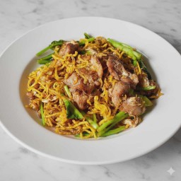 หมีกรอบผัดซีอิ้ว