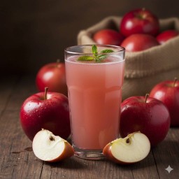 น้ำแอปเปิ้ลแดงจีนสกัดเย็น ขนาด 300 ml.