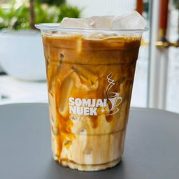 คาราเมลมัคคิอาโต้ - เย็น (Iced Caramel Macchiato)