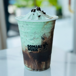 มิ้นต์ช็อค - ปั่น (Chocolate Mint Frappe)