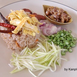 ข้าวคลุกกะปิ (กล่องฟูดส์เกรด เข้าไมโครเวฟได้)