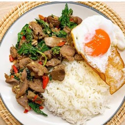 ข้าวกระเพาตับ