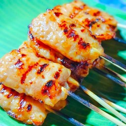 หมูปิ้งนมสด