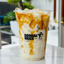 นมสดคาราเมล - เย็น (Iced Caramel Milk)